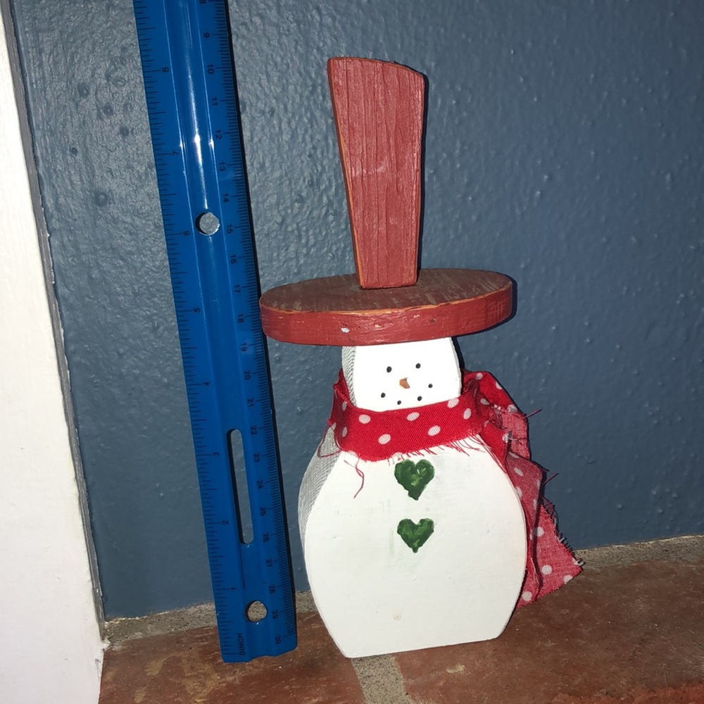 Handcrafted snowman - Picture 3 of 3